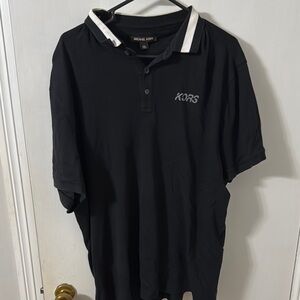 Michael Kors Black Polo Shirt